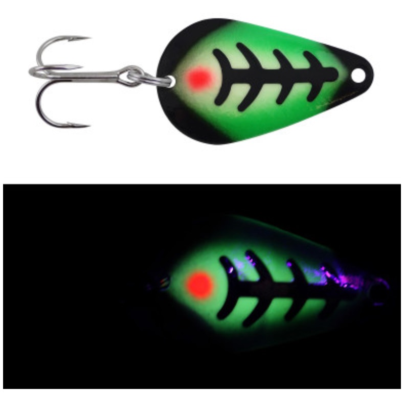 Moonshine Casting Spoon 3/4oz Super Glow (Select Color) CS34