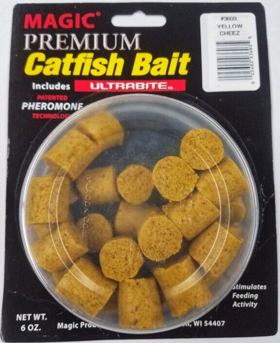 Magic Premium Catfish Bait Dough Chunks 6 oz (Select Flavor)