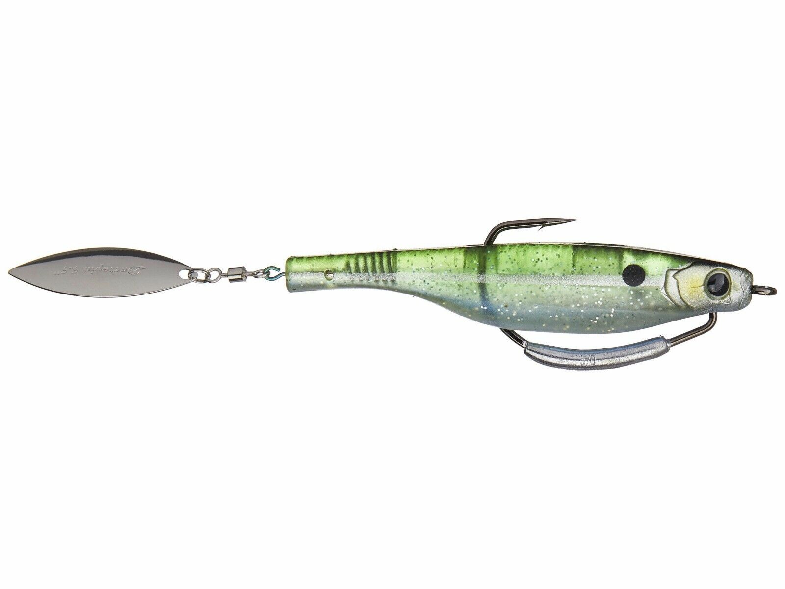 Leurres De Pêche Hyperlastics Tail Spinner Dartspin Pro – 15 Cm, 15,8 G, Imitation Poisson Argenté