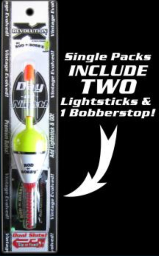 RevolutionX Lighted Bobber with Battery Stick - Green