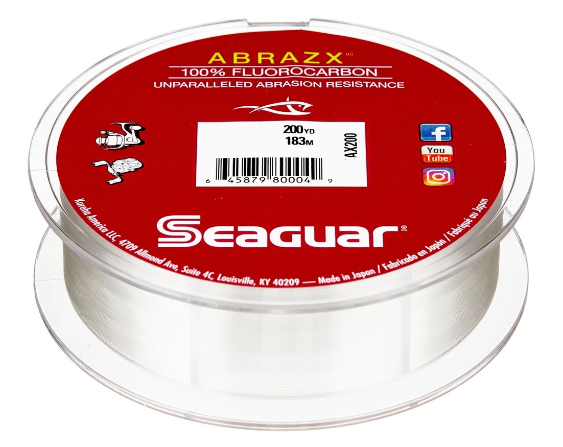 Seaguar AbrazX 100% Fluorocarbon 200yds