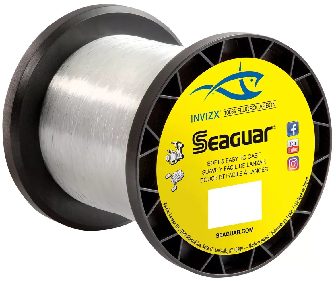 Seaguar Invizx Fluorocarbon Line 1000yd Spool (Choose Test) VZ1000