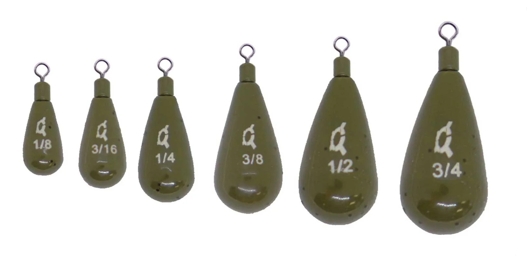 X-Zone Tie On Tear Drop Shot Weight