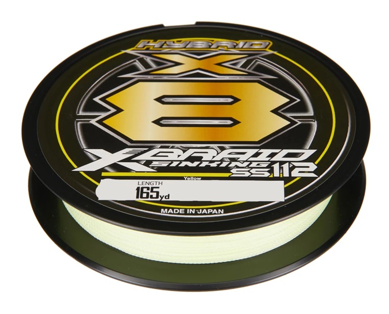 Daiwa XBraid Sinking SS112 Yellow 165yds